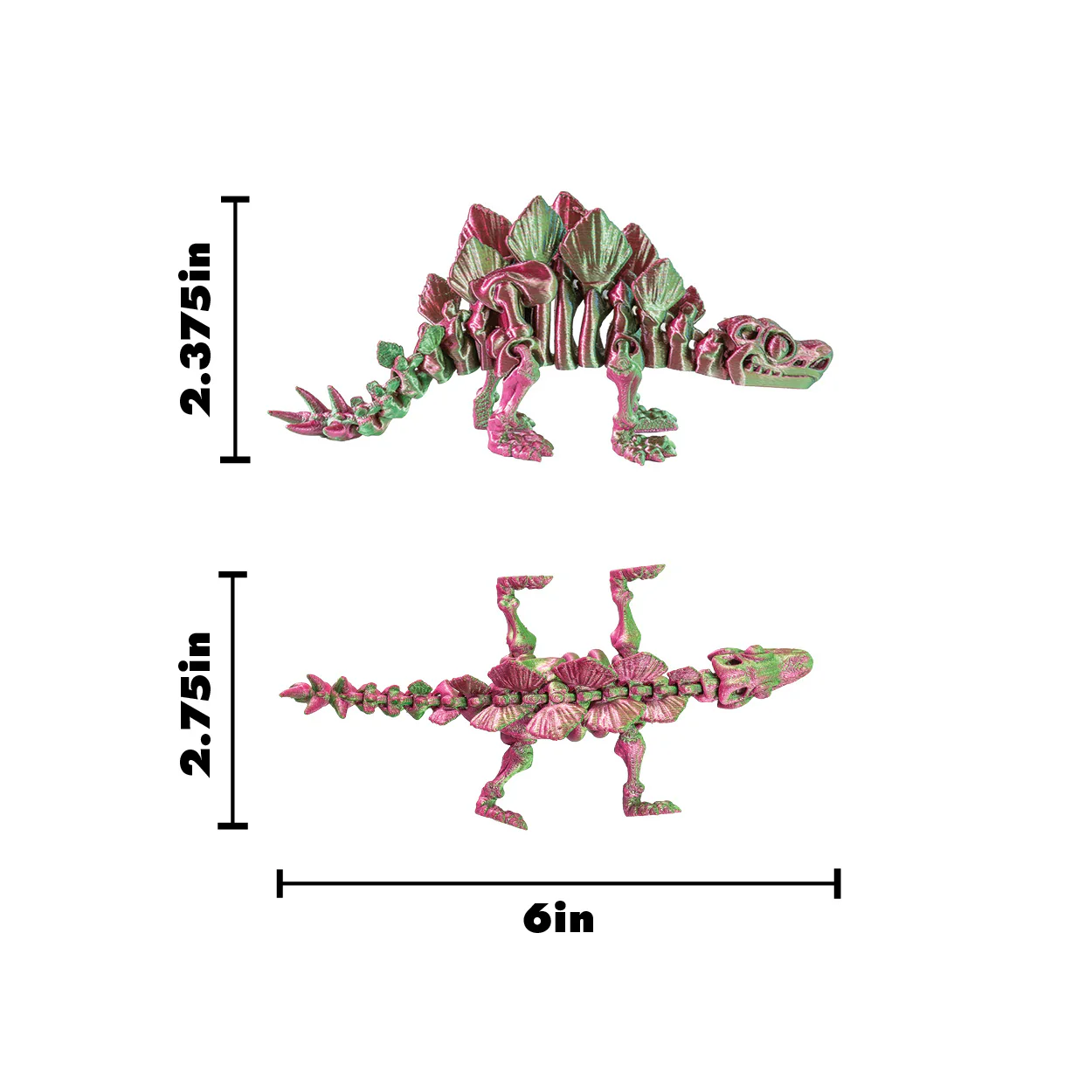 3D Printed Dinosaur Fidget Toys - 12 per box - Image 15