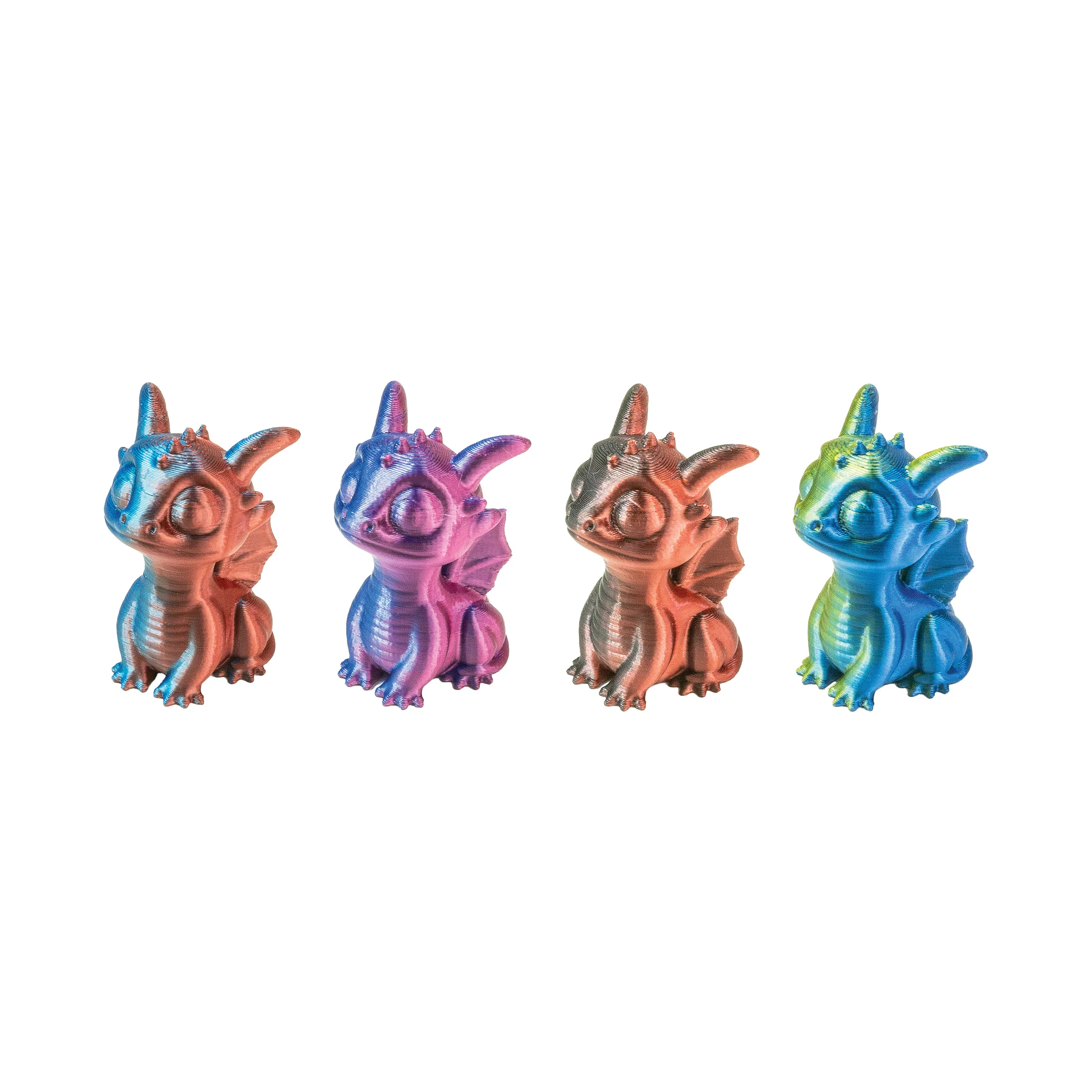 3D Printed Dragon Egg Keychains with Mini Dragon - Image 3