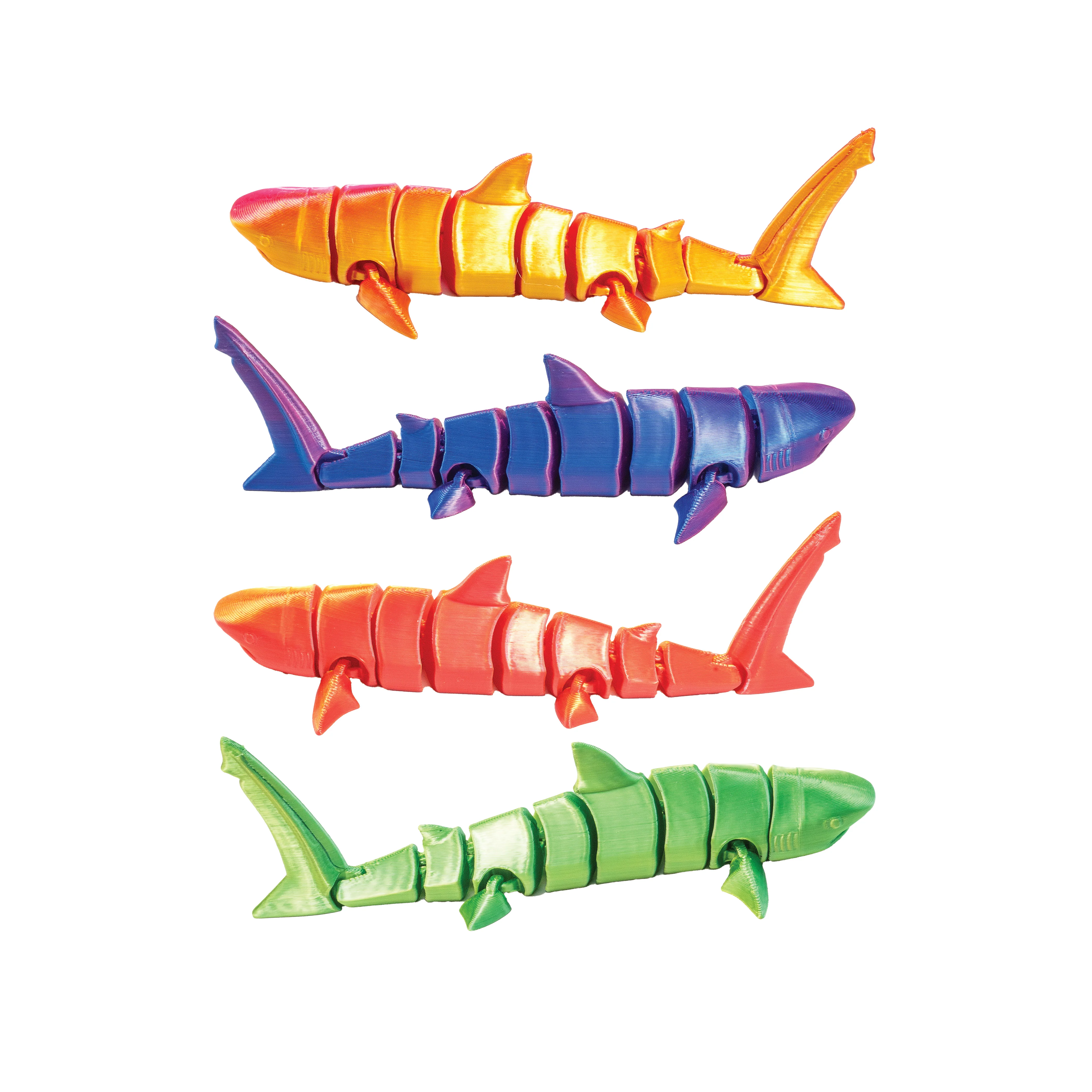 3D Printed Shark Fidget Toys - 12 per box - Image 3