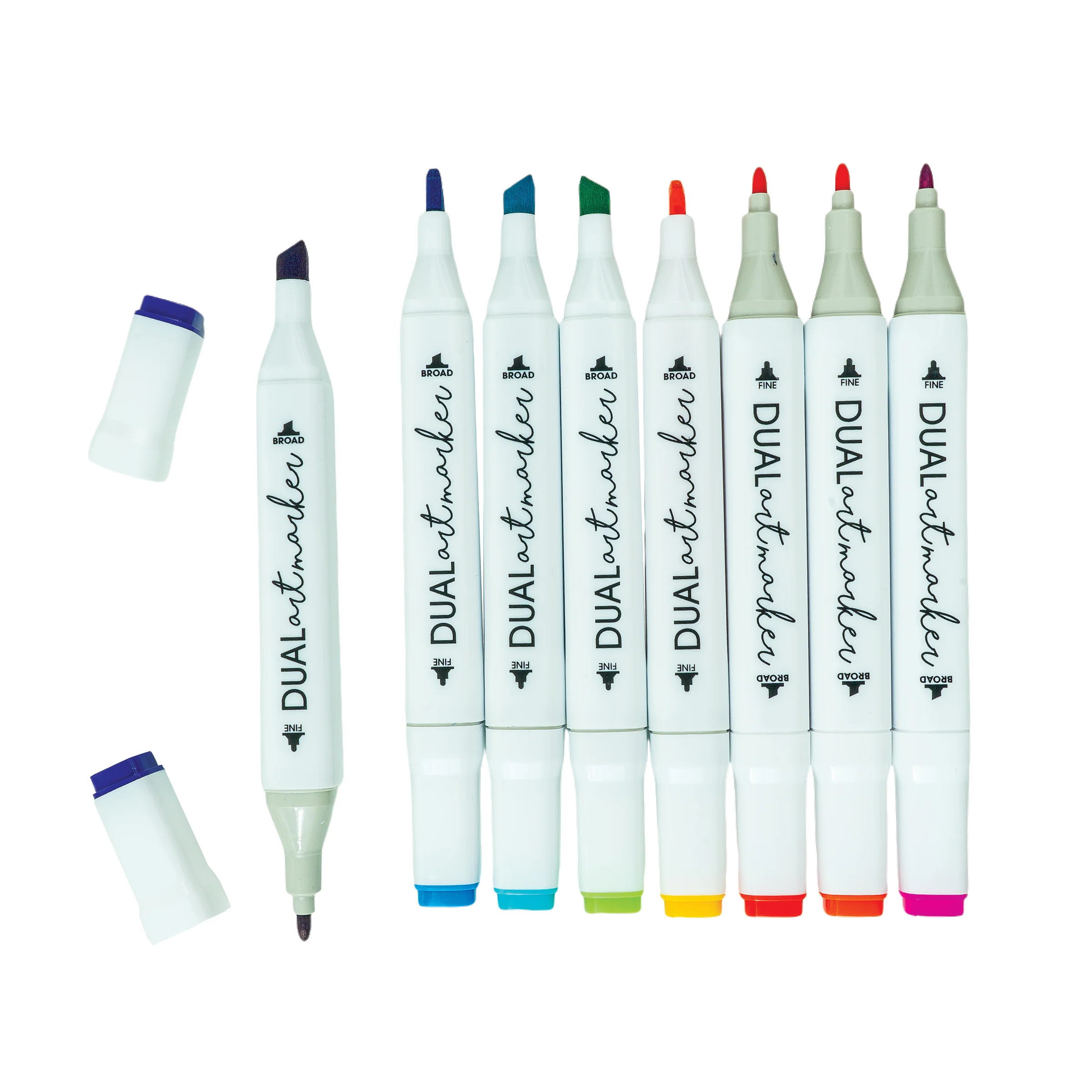 Bright Dual Tip Permanent Markers - Image 3