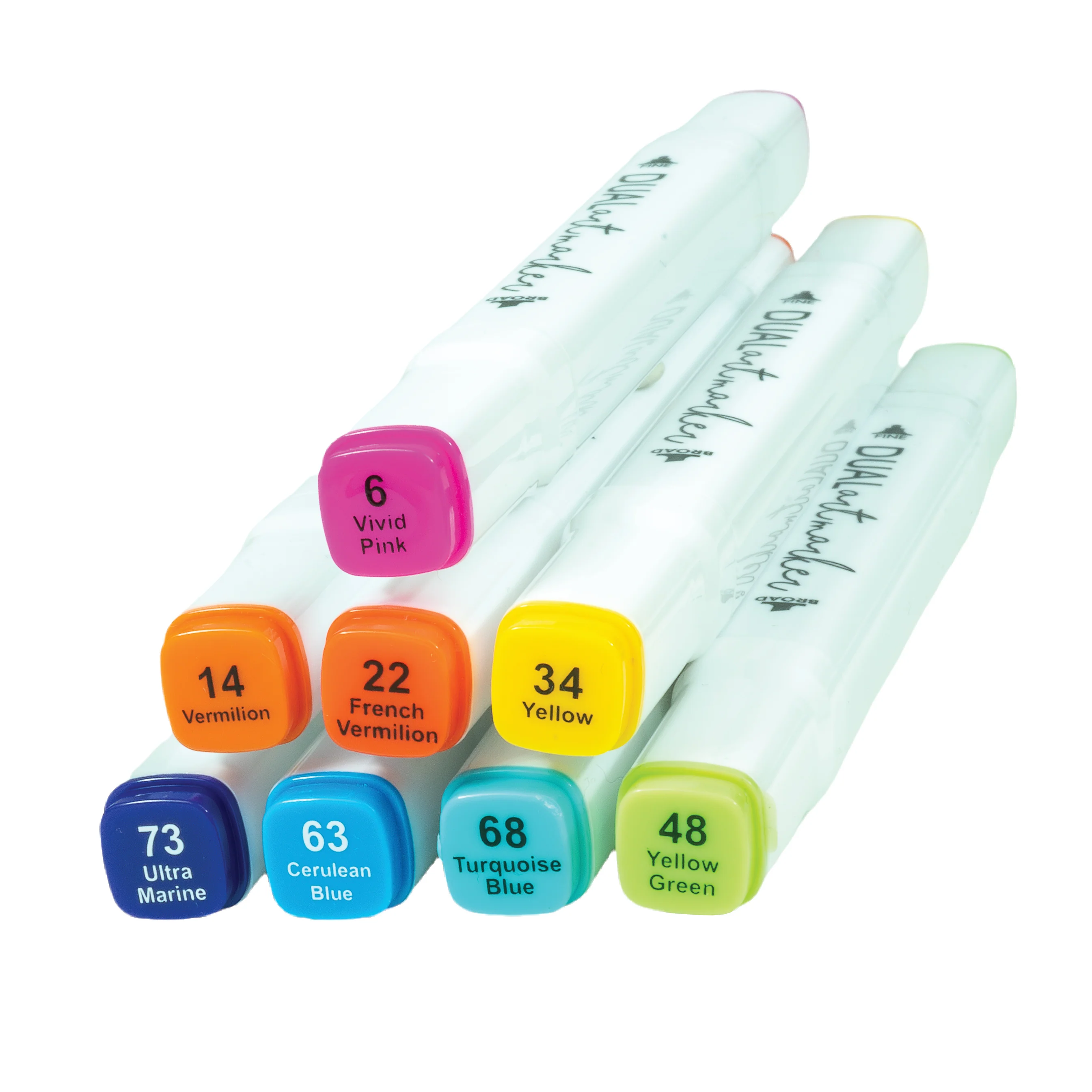 Bright Dual Tip Permanent Markers - Image 5