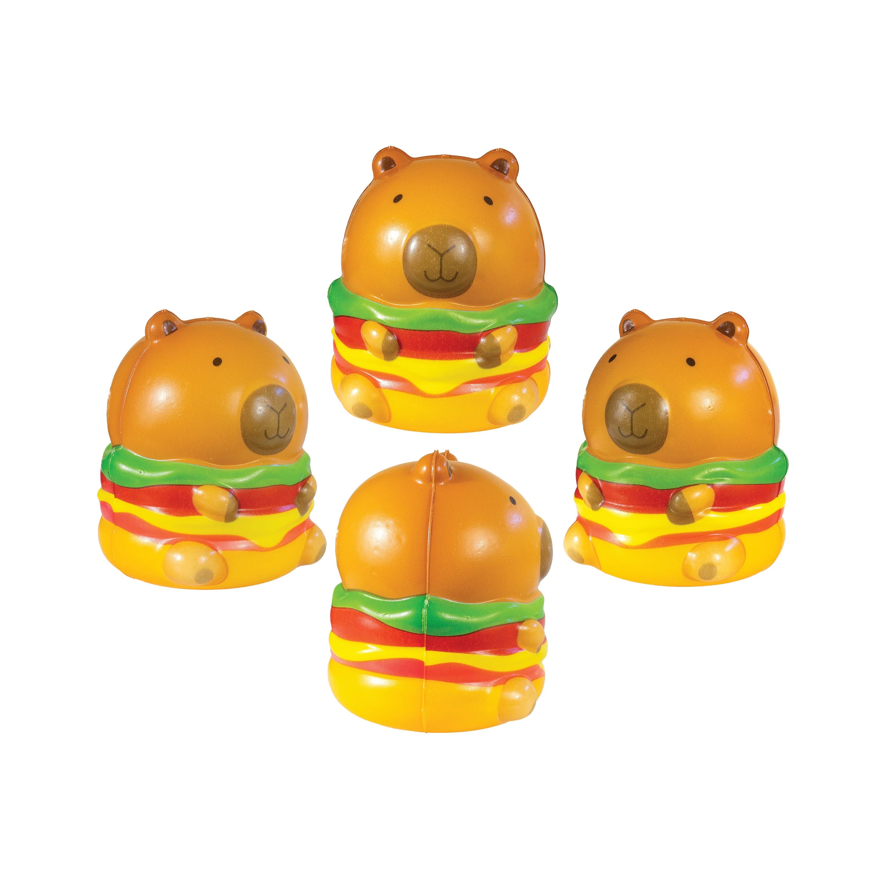 Cheeseburger Capybara Slow Rise Toys - 12 per bag - Image 5