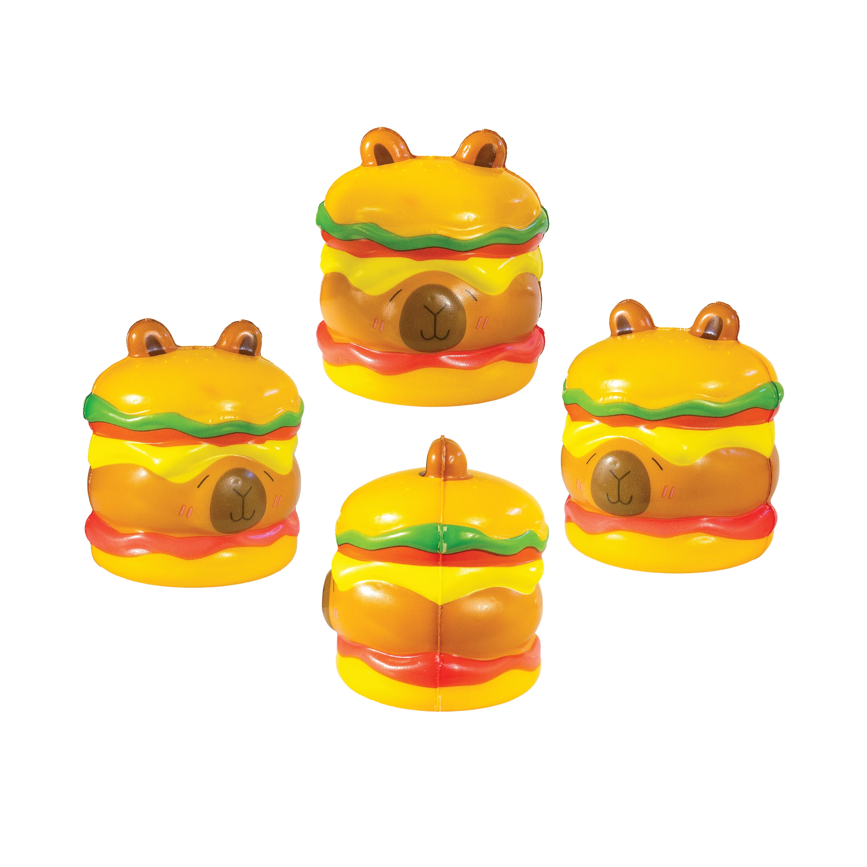 Cheeseburger Capybara Slow Rise Toys - 12 per bag - Image 7