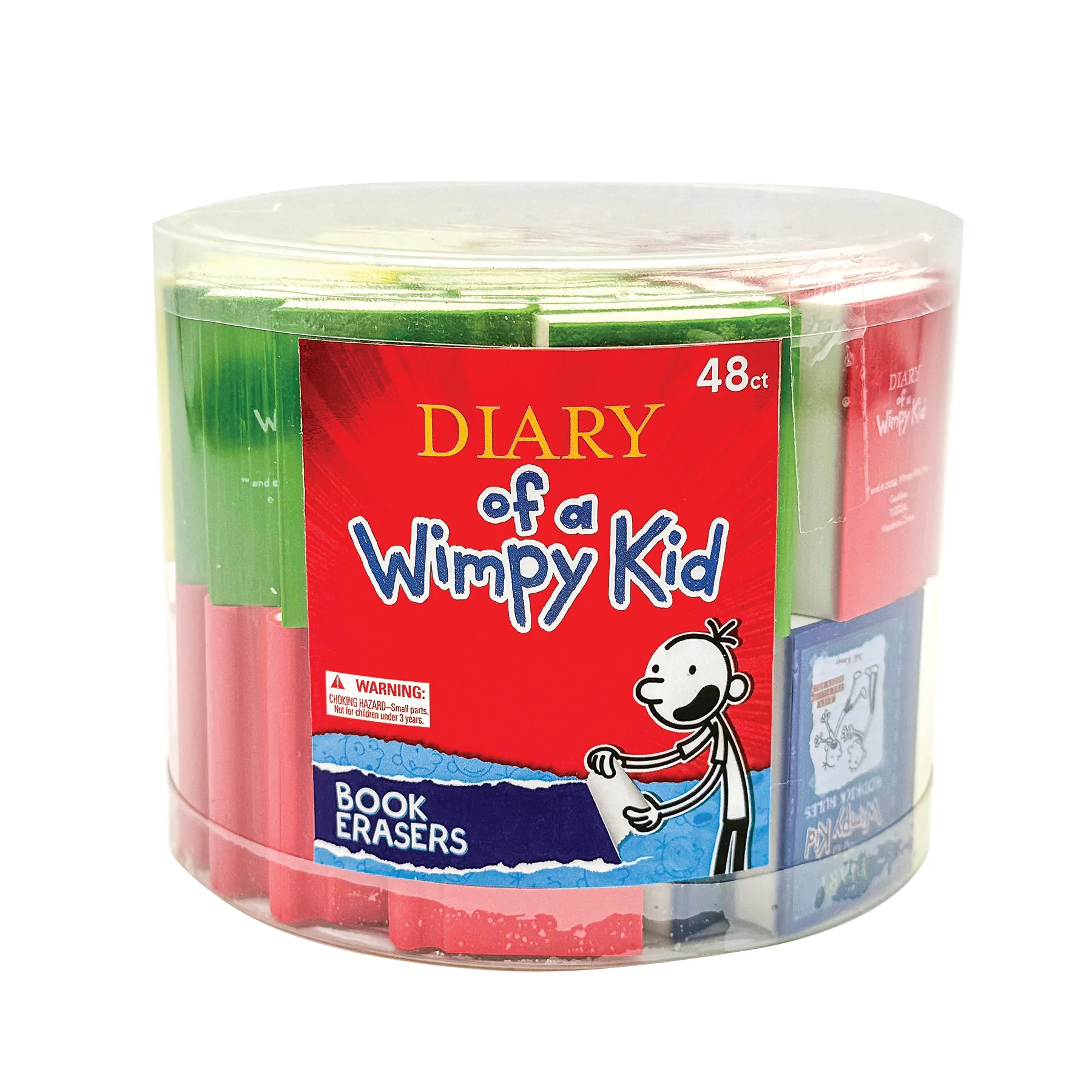 Diary of a Wimpy Kid Book Erasers - 48 per tub - Image 10