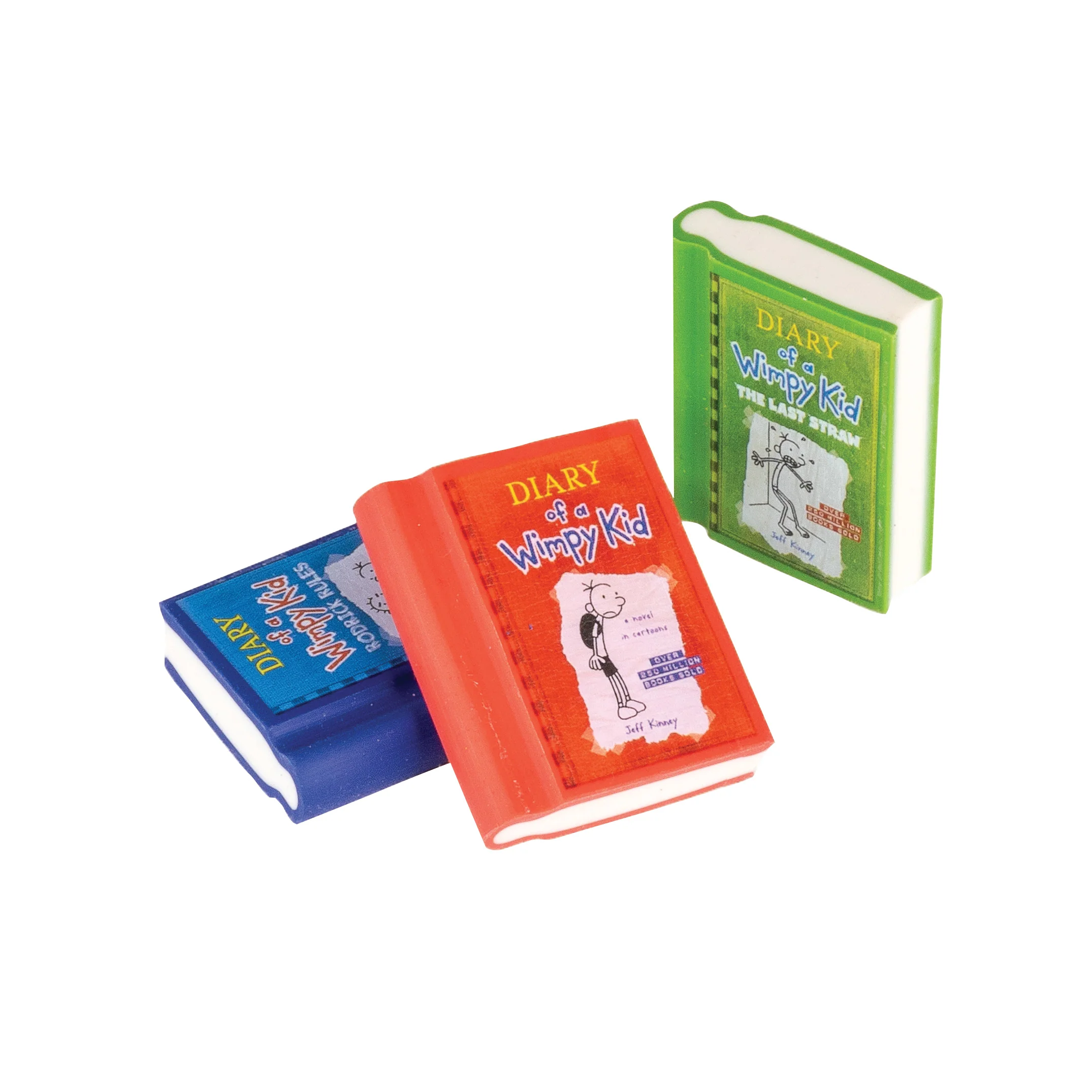 Diary of a Wimpy Kid Book Erasers - 48 per tub - Image 4