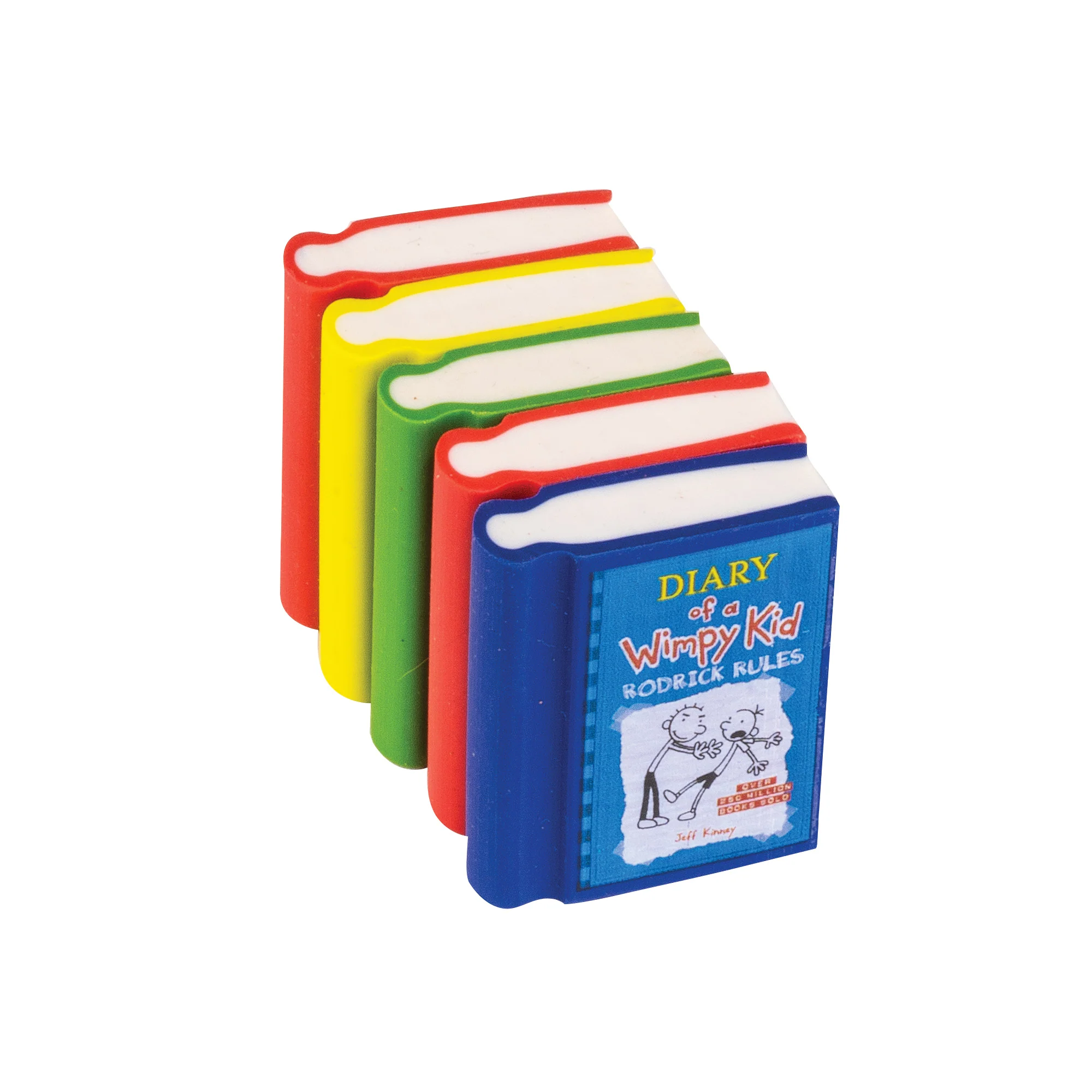 Diary of a Wimpy Kid Book Erasers - 48 per tub - Image 6