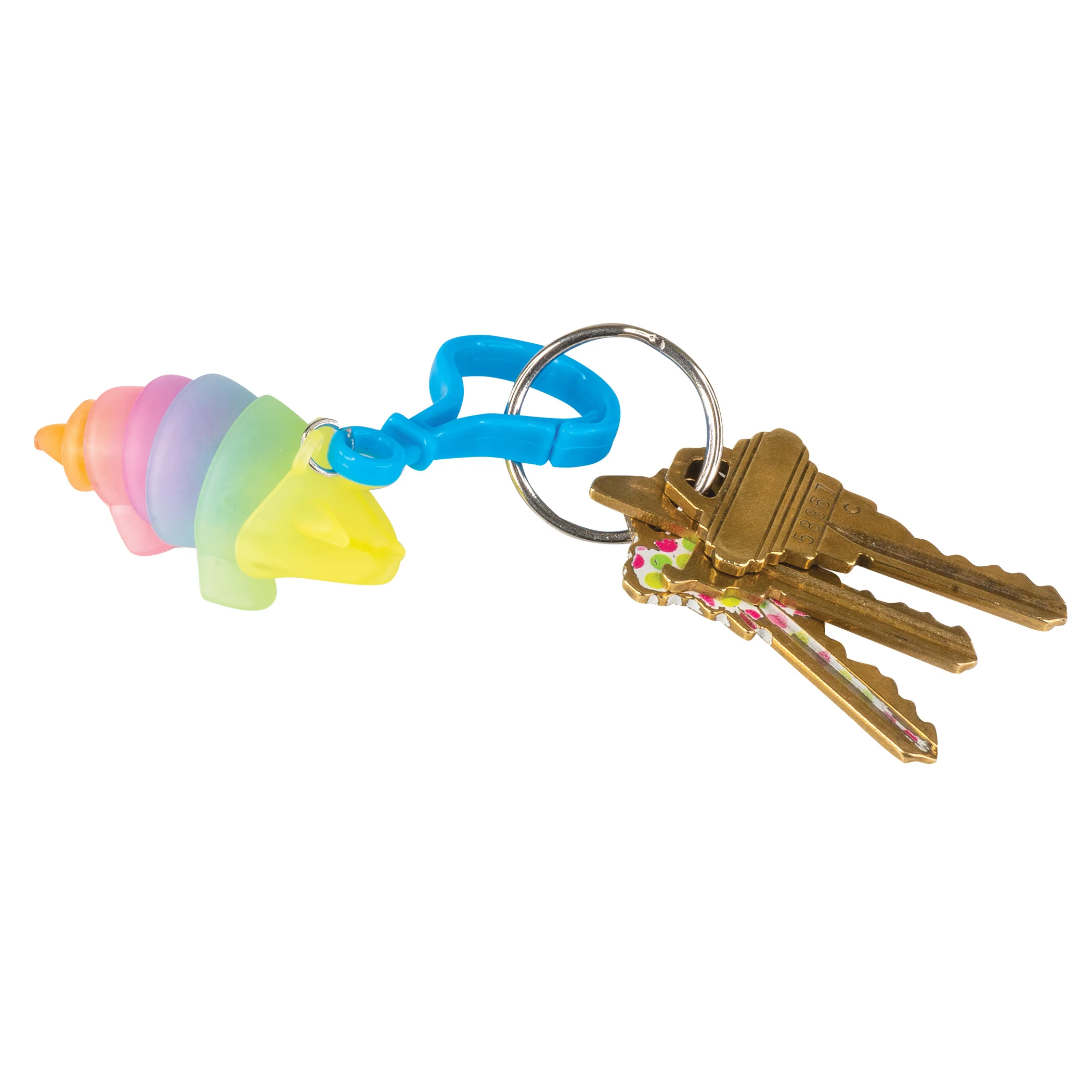Dinosaur Glow-in-the-Dark Fidget Keychain - 24 per bag - Image 5