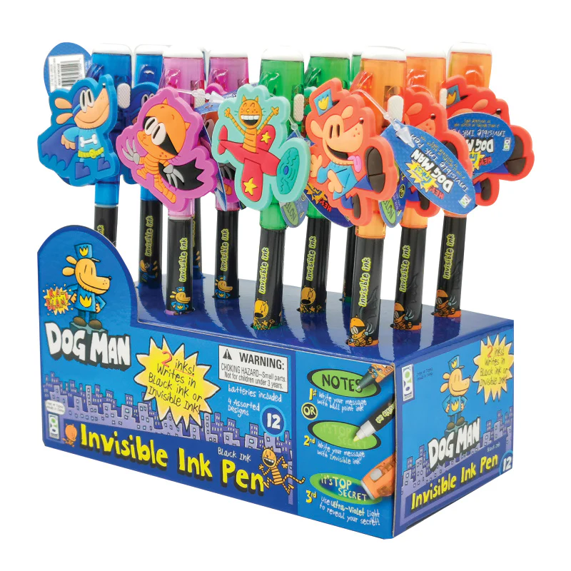 Dog Man Invisible Ink Pen - 12 per display - Image 7