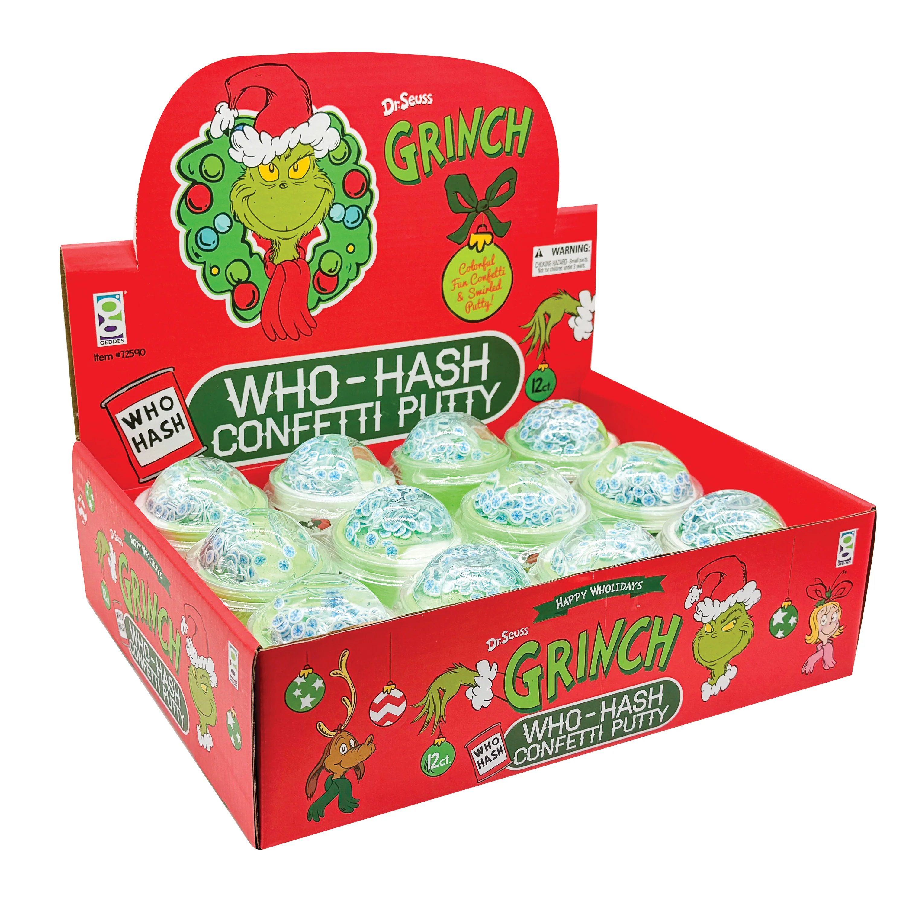 Dr. Seuss™ Grinch Who-Hash Confetti Putty - Image 5