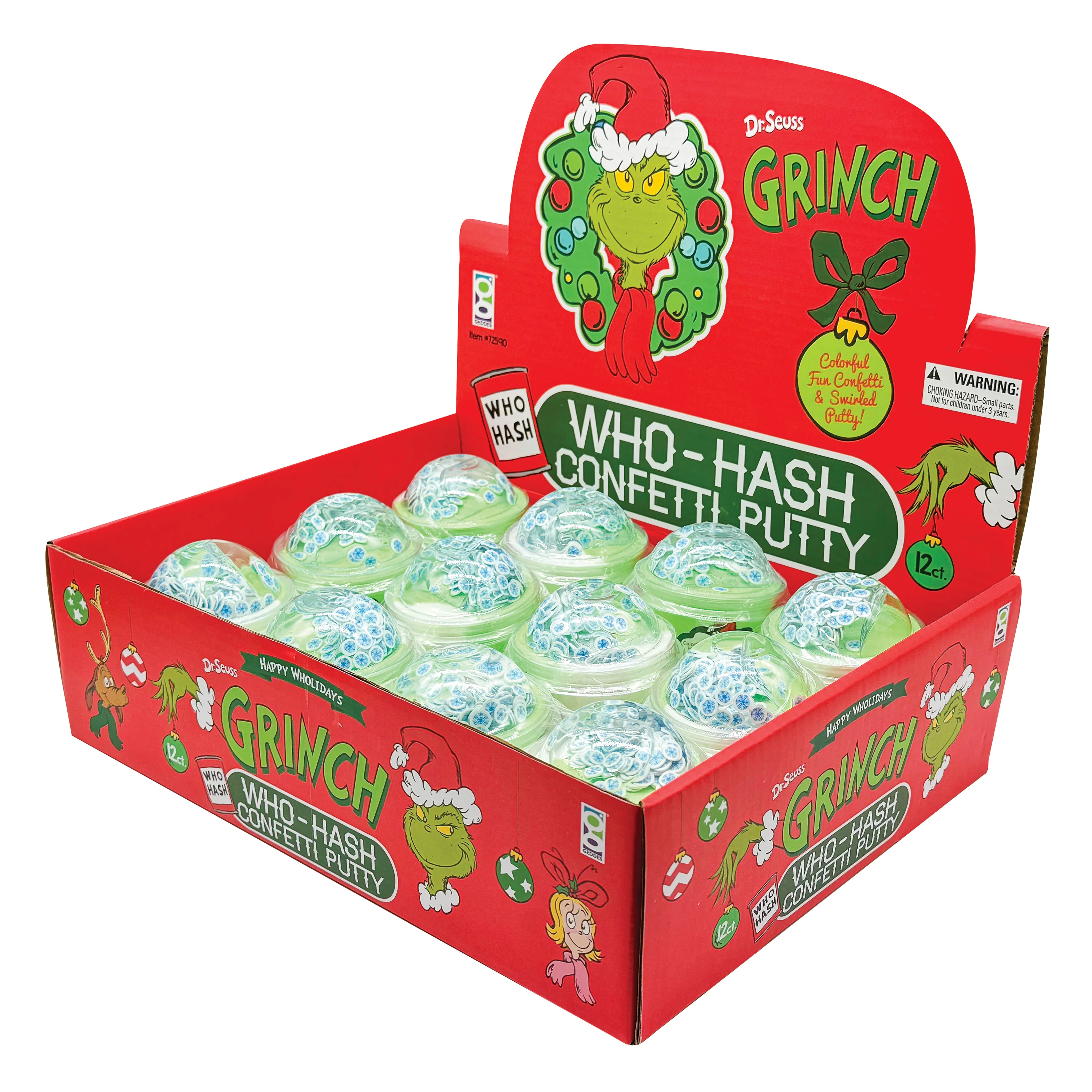 Dr. Seuss™ Grinch Who-Hash Confetti Putty - Image 6