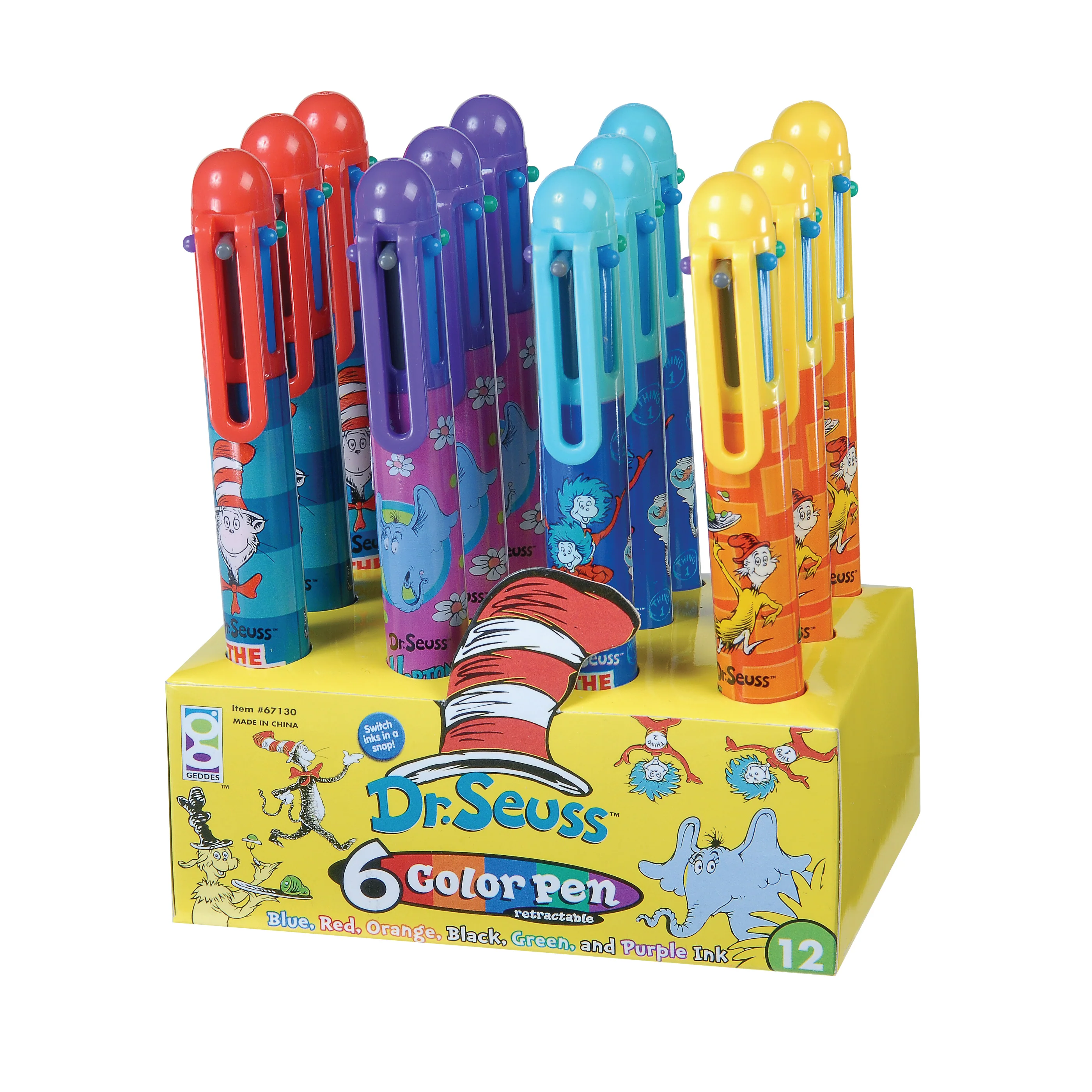 Dr. Seuss™ 6-Color Pens - 12 per display - Image 3