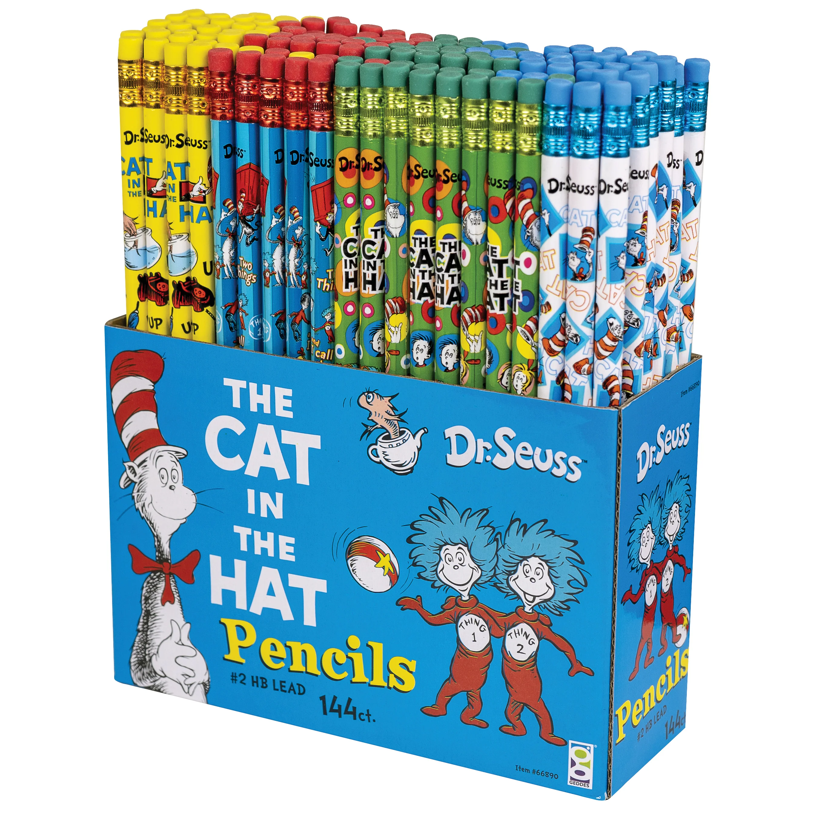 Dr. Seuss™ Cat in the Hat Pencils - 144 per display - Image 3
