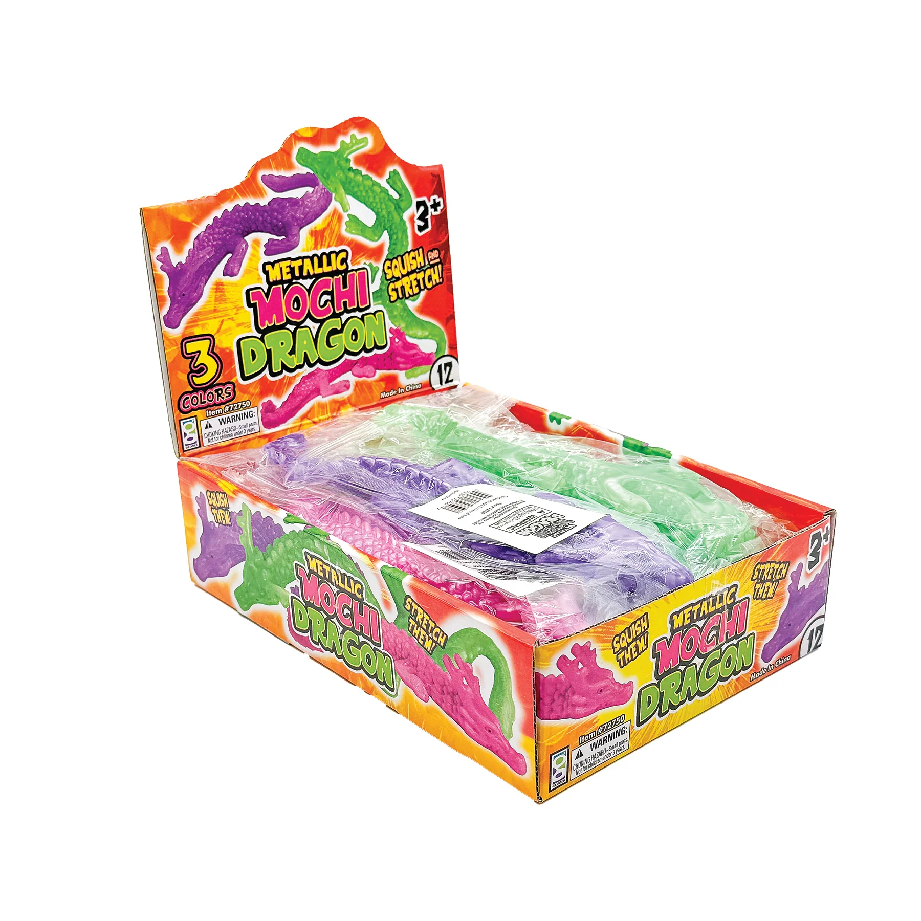 Metallic Mochi Dragon Squishy Toys - Image 11