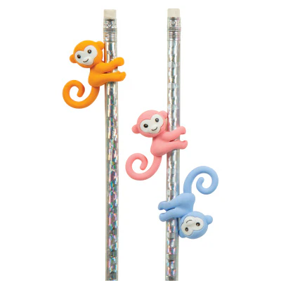 Monkey Eraser Pencil Topper - Image 2