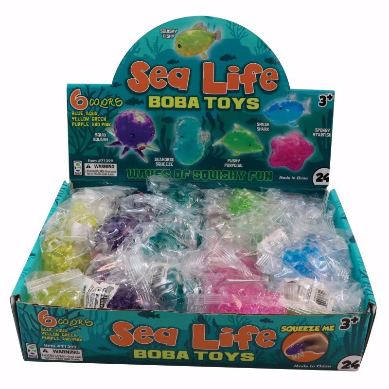 Small Sealife Boba Ball Toys - 24 per display - Image 3
