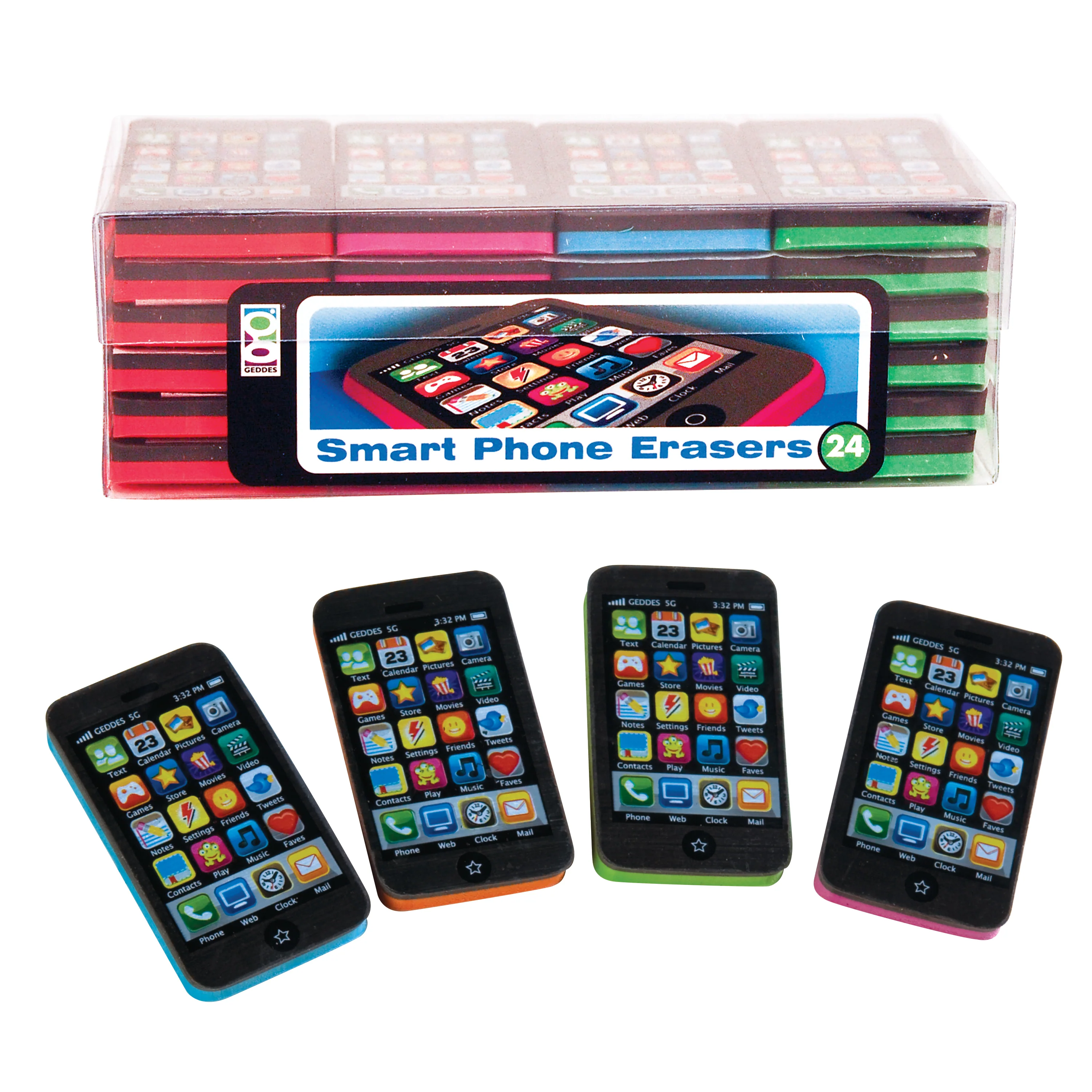 Smart Phone Erasers - 24 per display - Image 3