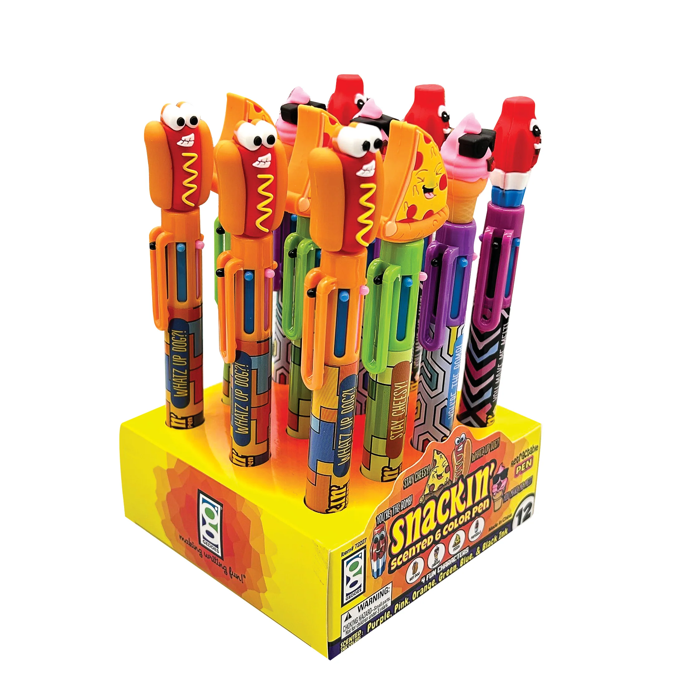 Snackin Scented 6 Color Pen - 12 per display - Image 4