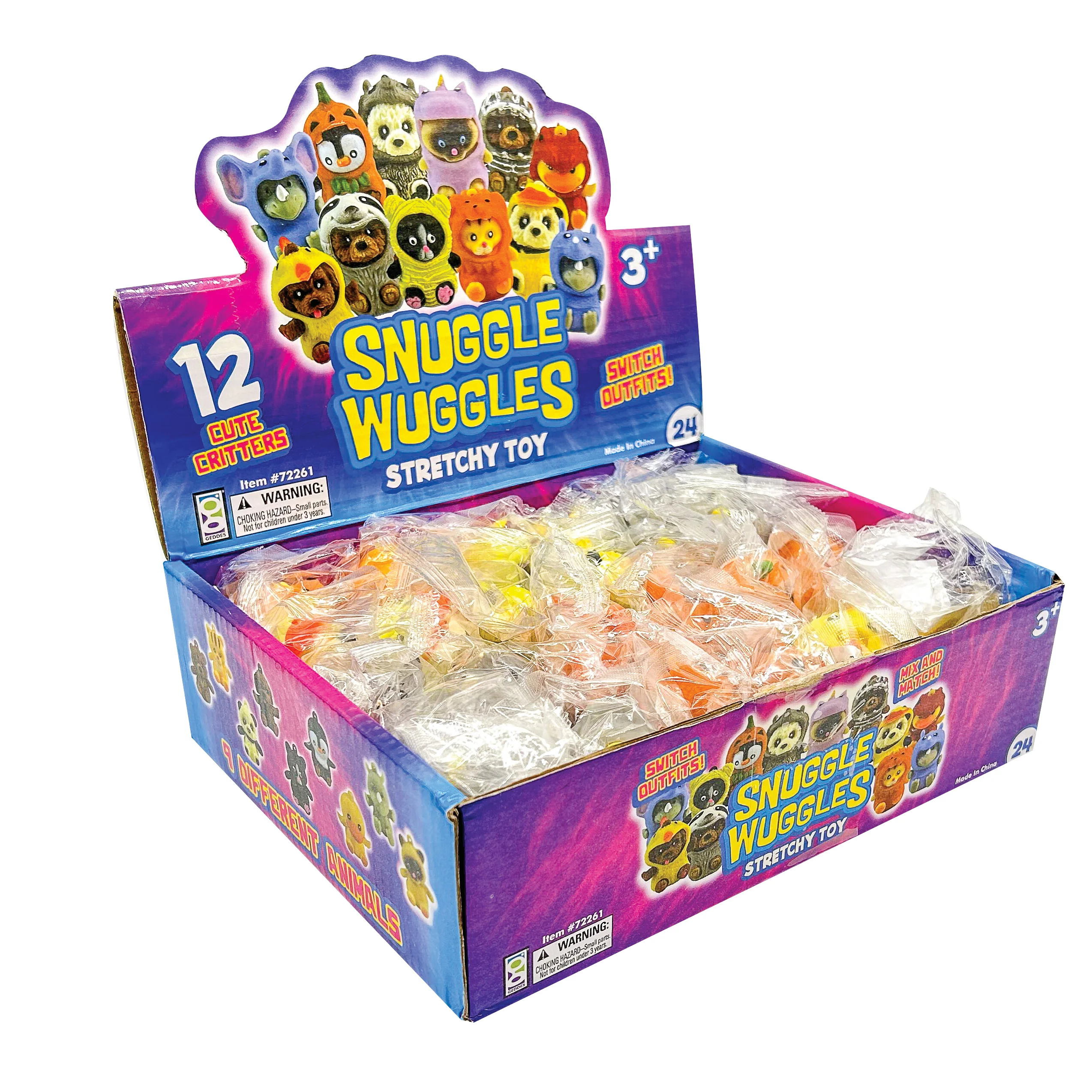 Snuggle Wuggle Stretchy Toys - 24 per display - Image 10