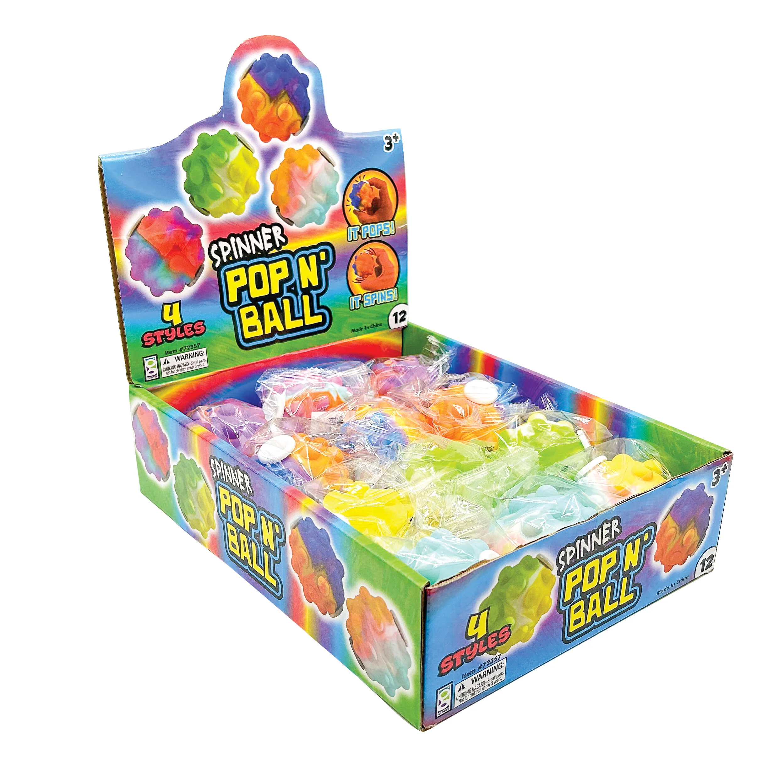 Spinner Pop ‘N’ Balls - 12 per display - Image 5