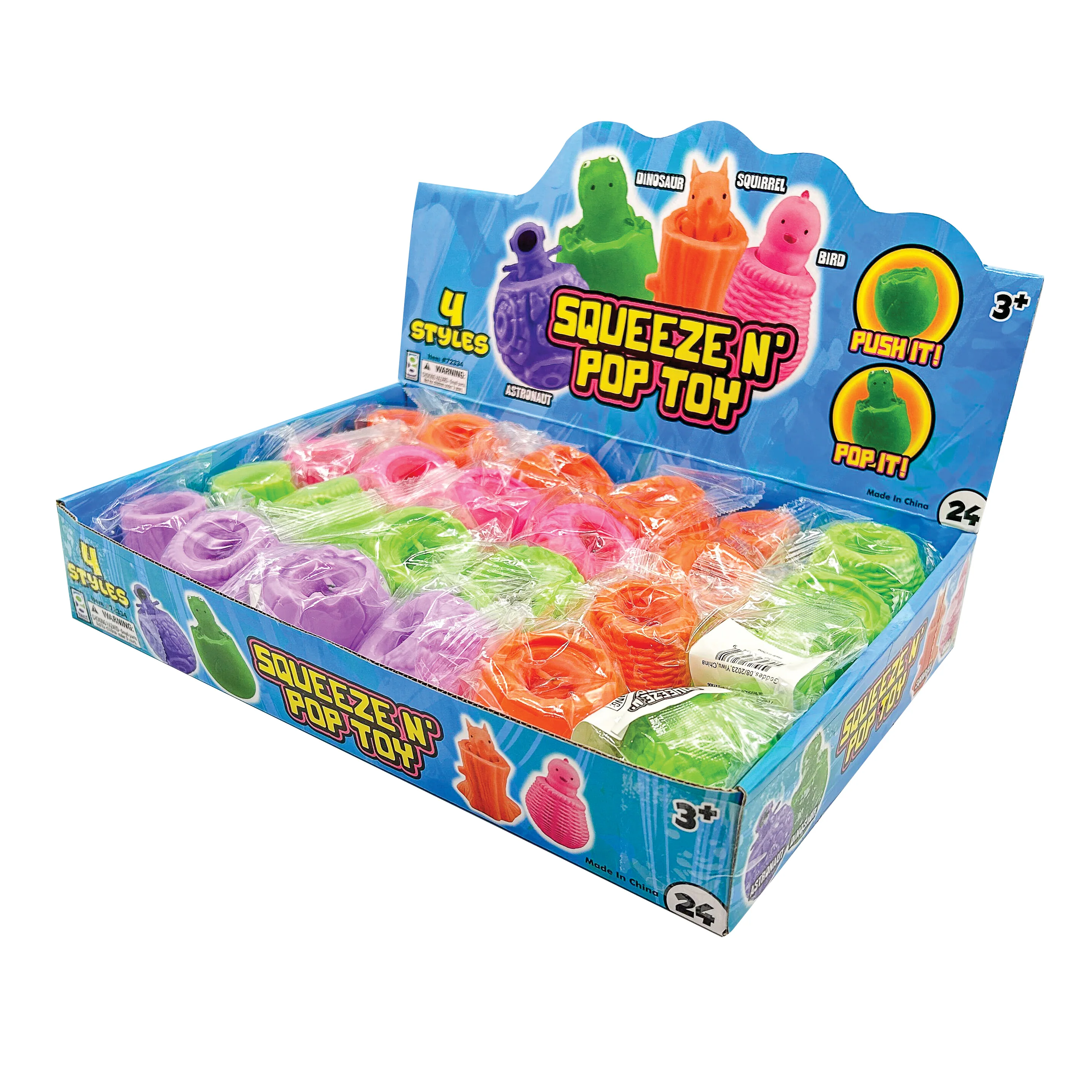 Squeeze ‘N’ Pop Toys - 24 per display - Image 7