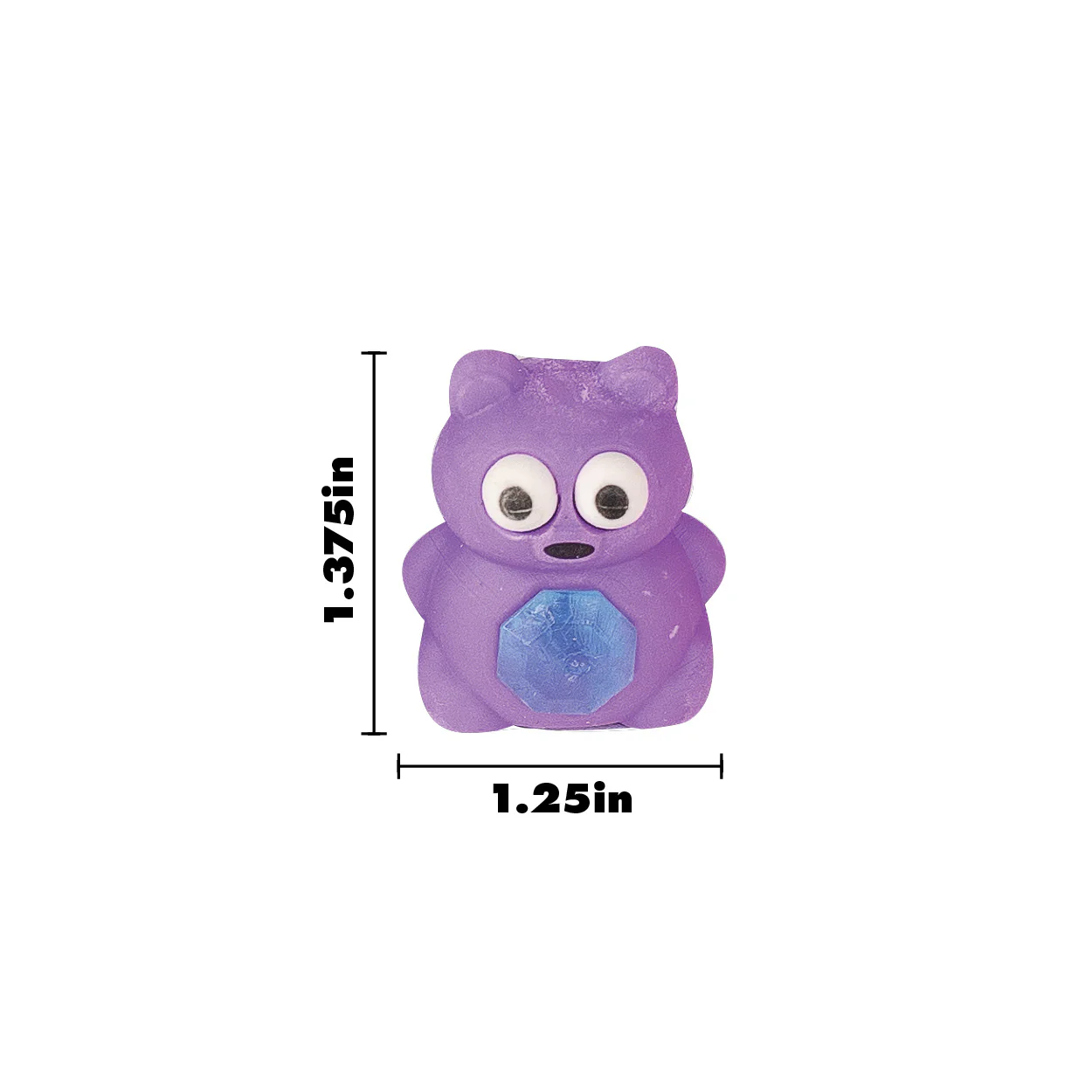 Squishy Birthstone Bear Eraser Friends - 36 per display - Image 7