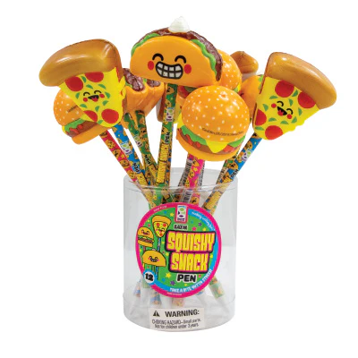 Squishy Snacks Pens - 12 per tub - Image 2