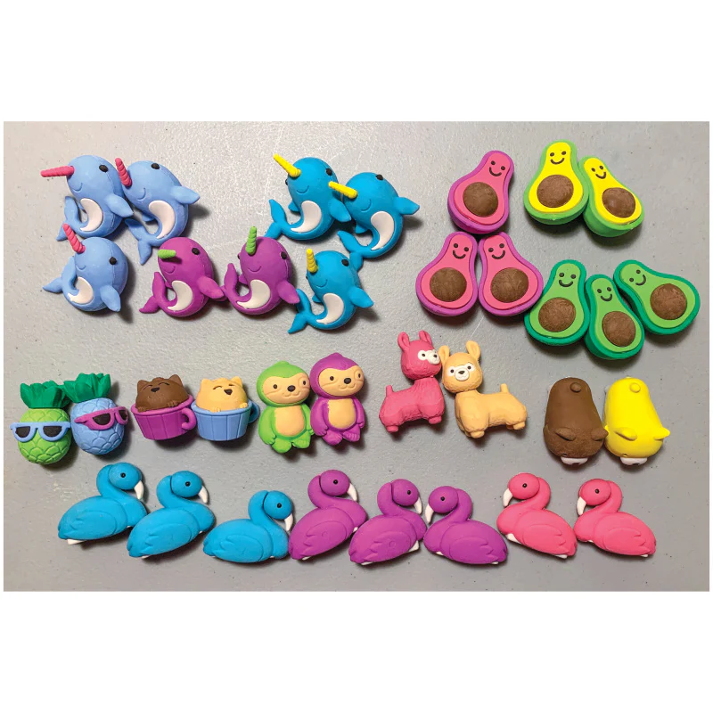 Totally Adorkable Erasers - 144 per Display - Image 3